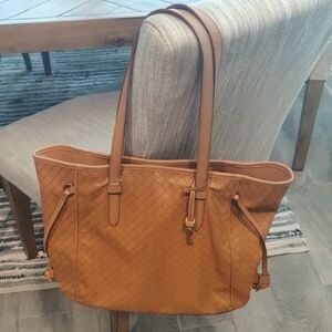 FOSSIL Tan Tote Bag